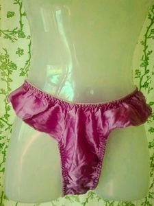 Sexy Flouncing Silk Bikini Briefs