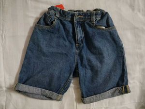 Blue Denim Shorts