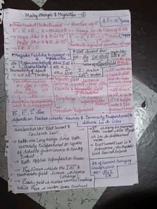 Physics Notes: Moving Charges & Magnetism