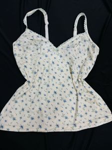 Y2k Floral Cami Top