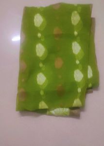 Green Printed Fabric