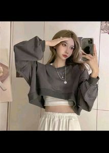 NEWME Crop Sweatshirt