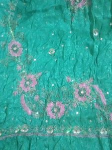 Teal Dress Material