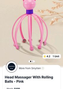 🔥Head Massager With Rolling Balls