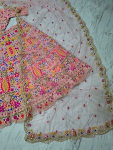 Floral Lehenga Choli with Unstitched Blouse