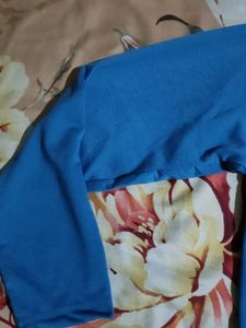 Blue Black Colored Full Sleeve T Shirt