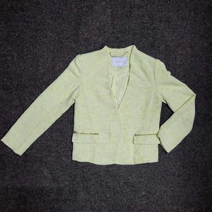 Yellow Structured Blazer