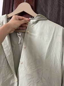 Oversized Button-Down Shirt