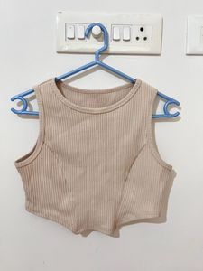Beige Tank Top Urbanic in Size M