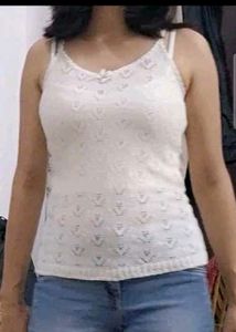 4 White Tank Tops