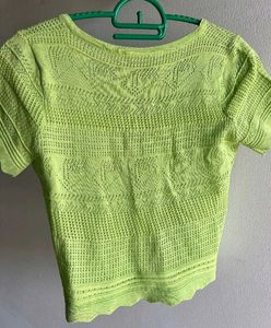Neon Green Crop Top 🌿