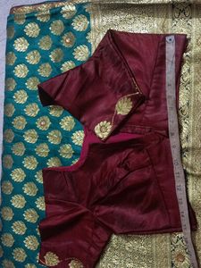 Banarsi Silk Saree 💚