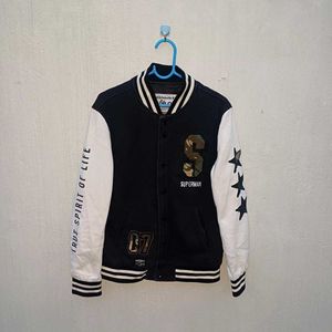 💥Black men's Varsity basJacket