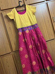 Anarkali With Embroidery Dupatta