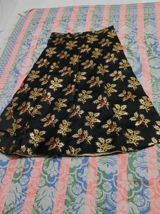 Floral Print Ethnic Skirt
