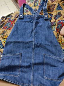 Denim Pinafore Dress