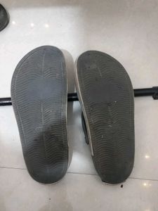 Grey Crocs Flip Flops