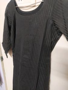 Long Black Kurti