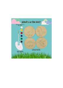 New sealed unused Dinosaur Coaster Painting Kit