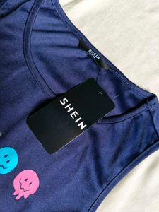 Fun Graphic Print Crop Top