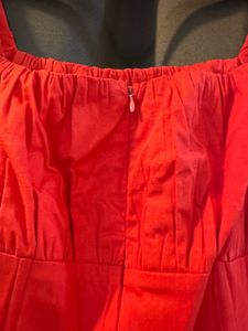 Red Corset Mini Dress - Stretchy
