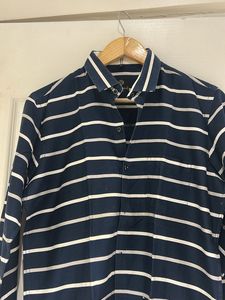 Formal Navy Blue Shirt