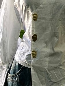 The Label Life White asymmetrical shirt