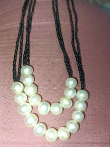 Elegant Pearl &amp; Beaded Necklace
