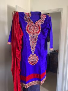 Designer Kurti with velvet leggings New