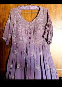 Elegant Embroidered anarkali set