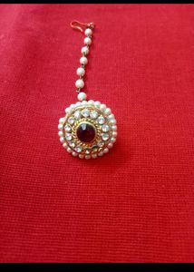 Combo Of Rajasthani Style Borla And Rajwadi Ring