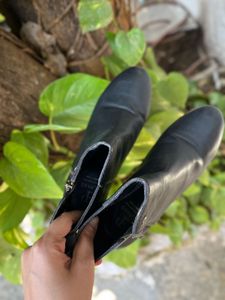 El Paso Women Black Casual Ankle Boots