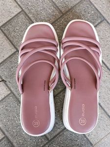 Mauve Platform Sandals