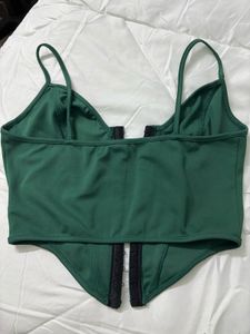 Green Corset Top