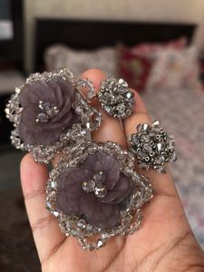 Floral Beaded Earrings