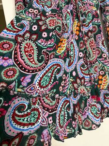 Boho Paisley Print Dress