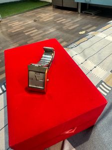 Titan Silver and Gold Watch