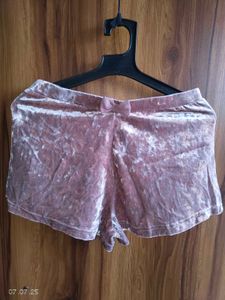 Velvet Pink Shorts