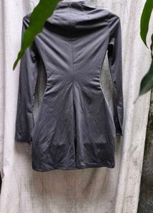 18318. Stylish Grey Mini Dress