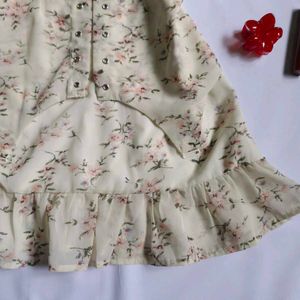 Y2k Floral Pinteresty Lace Mini Korean Fairy Dress