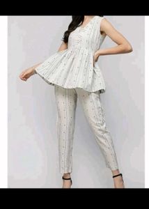 Striped Top and Pant co-ord Set