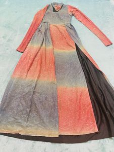 Glitter Multicolour Fishcut Gown