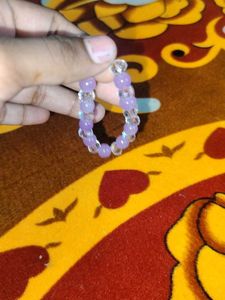 Lavender Beaded Bracelet