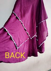 Purple Chaniyacholi For Navratri And Wedding