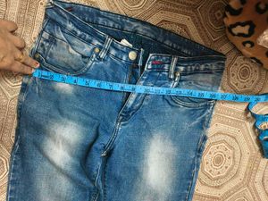 Cantabil Blue Denim Jeans in 34 waist