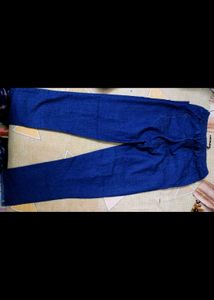 New Dark Blue Jeans Capri For Women
