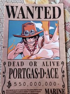 One Piece Portgas D Ace Wanted Poster