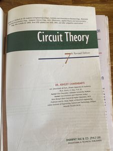 Circuit Theory By Abhijit Chakrabarti