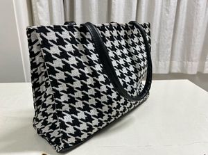 Houndstooth Tote Bag