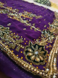 Heavy Stones Work Saree 😍